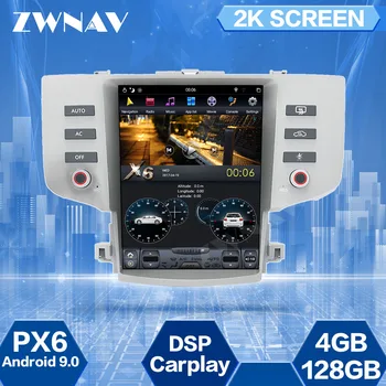 

4+128GB Tesla Screen For Toyota Reiz 2005 2006 2007 2008 2009 Android 9.0 Car Multimedia Player GPS Navigation Radio Stereo Unit