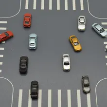 100 шт 1:150 масштаб архитектурная модель из АБС-пластика окрашенные автомобильные игрушки Миниатюрные цветные автомобили для Diorama модели здания делая наборы