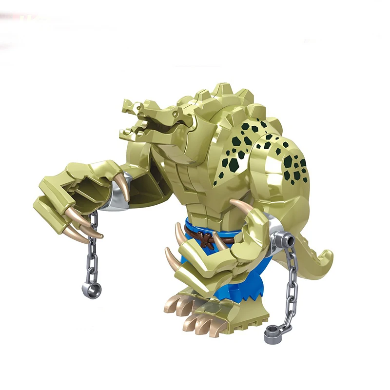 

1Pc Crocodile Blocks Wild Animal Figure Set Building Blocks Bricks DIY Educational Toys for Children