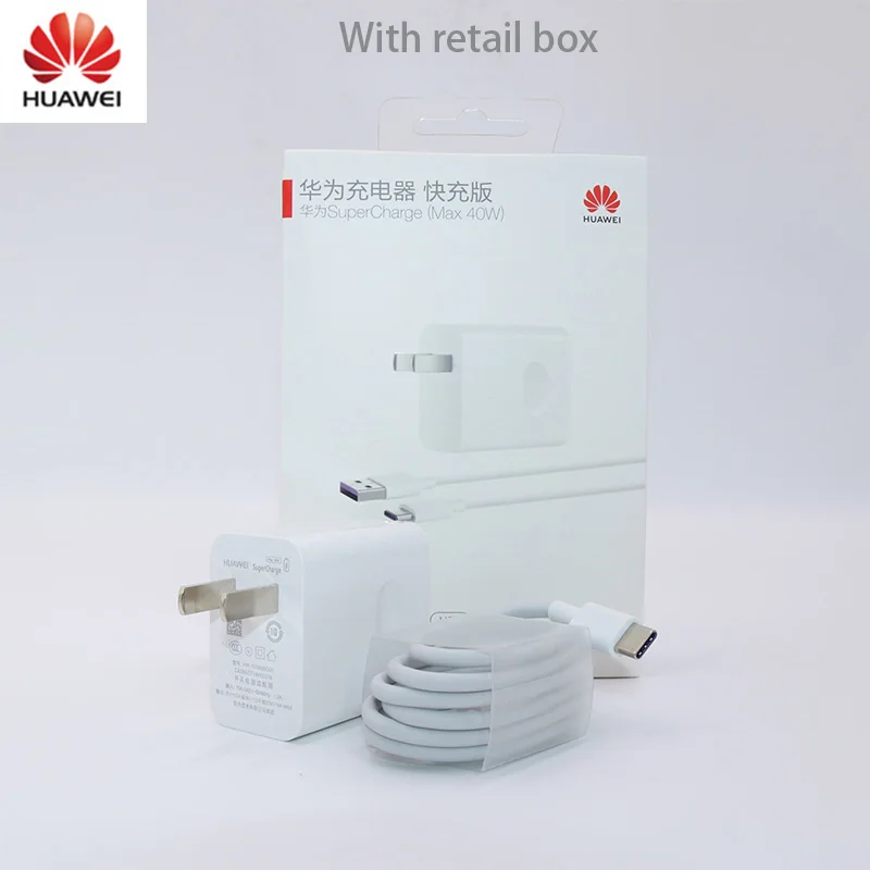 Зарядное устройство huawei 40 Вт оригинал 10V4A супер зарядное США зарядный адаптер 5A USB