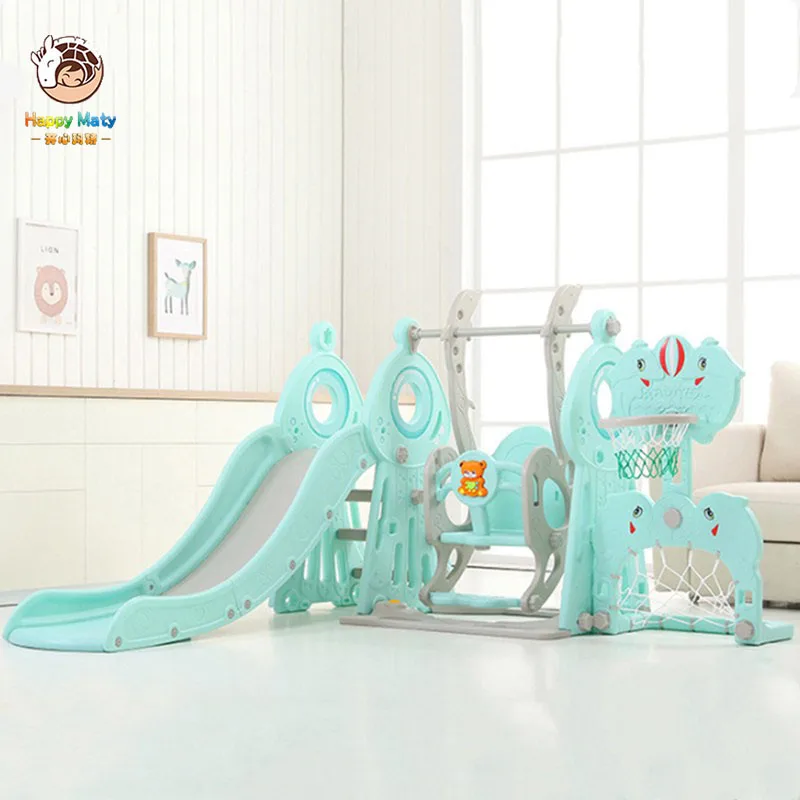 Chaise De Balancoire Bebe 5 En 1 Toboggan Interieur Balancoire Combinaison Support De Basket Ball Maison Petite Aire De Jeux Enfant Toboggan Ensemble De Jouets Aliexpress