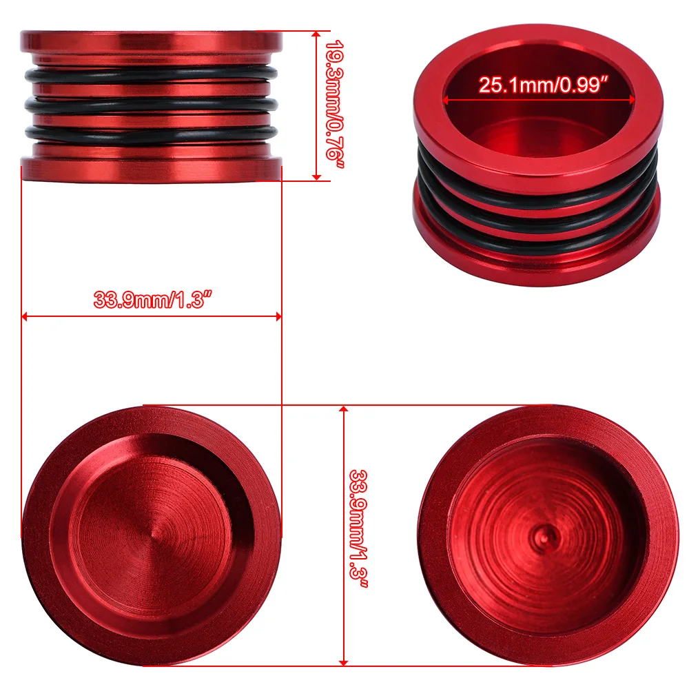 Camshaft Seal Cover Cap Plug Triple O-Ring Aluminum Front Replacement For Honda Acura B D H F Series Engine Motor o ring seal set rubber seal ring