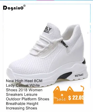 Autumn Platform Sneakers Women Mesh Casual Trainers White Shoes 10CM Heels Wedges Breathable Woman Height Increasing Shoes