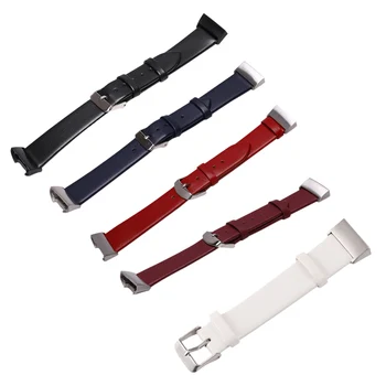 

Comfortable Soft Leather Band for Fitbit Charge 3 Smart Watch Leather Strap