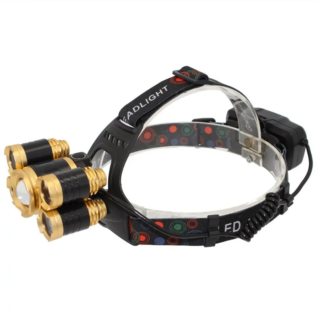 New Rechargeable XML T6 5 LED MTB Headlight Front Bicycle Bike Light Bright | Спорт и развлечения