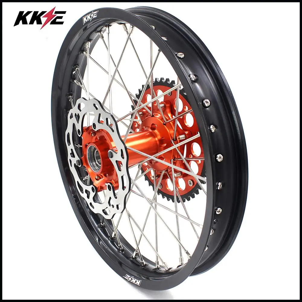 2 15*18 &quotэндуро заднее колесо для KTM EXC EXCF 125 150 200 250 300 350 450 2003 2019 оранжевый