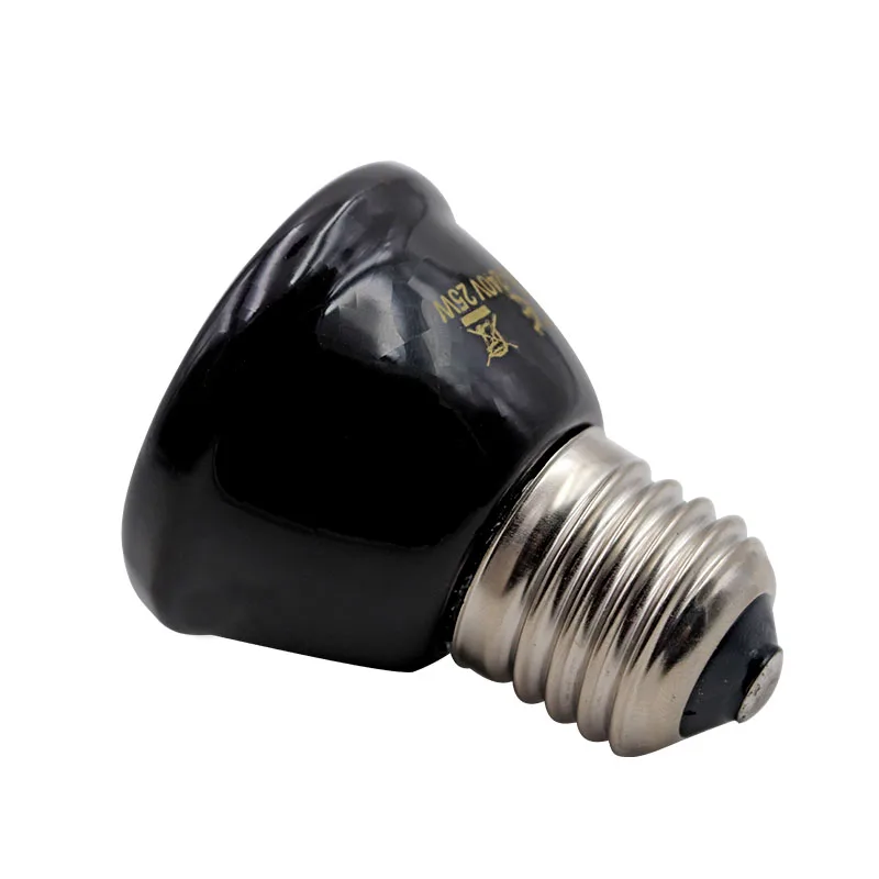 Lámpara de calefacción para mascotas, 5 uds., infrarrojo de cerámica, lagarto, Tortuga, Araña, caja de Reptiles, calentador, Bombilla de calor de 25W, 50W, 75W, 100W, 220V
