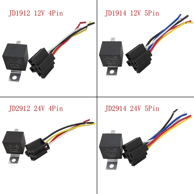 ϳ׽     ڵ , JD1912, JD1914, JD2912, JD2914, 12V, 24V, 40A, 4P, 5 , 1 