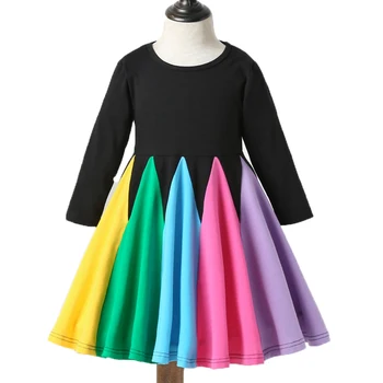 

Baby Girls Princess Dress Tollder Kids Christmas RainBow Unicorn Flower Dresses Autumn Winter Clothes Infantil Children Clothing