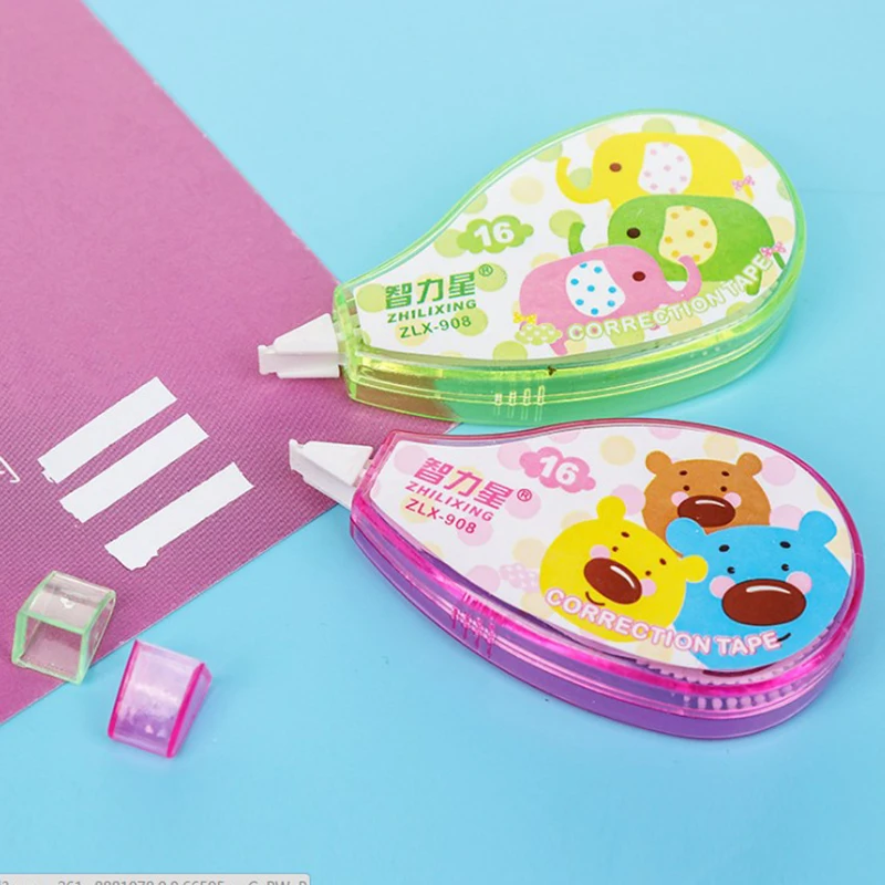 1pc Cartoon Little Bear Pattern Correction Tape Correction Fluid Children