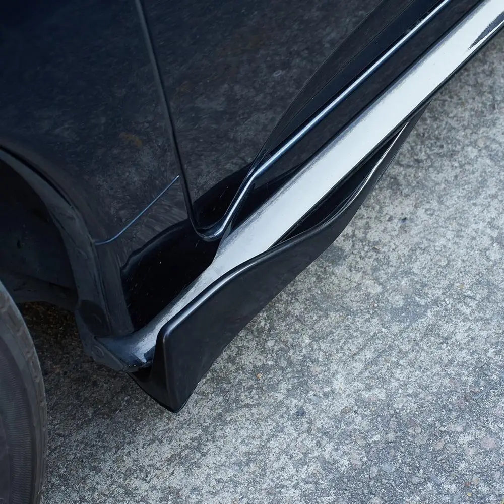 2Pcs Universal Car Bumper Spoiler Rear Lip Angle Splitter Diffuser Winglet Wings Anti-Crash Side Skirt Car Styling
