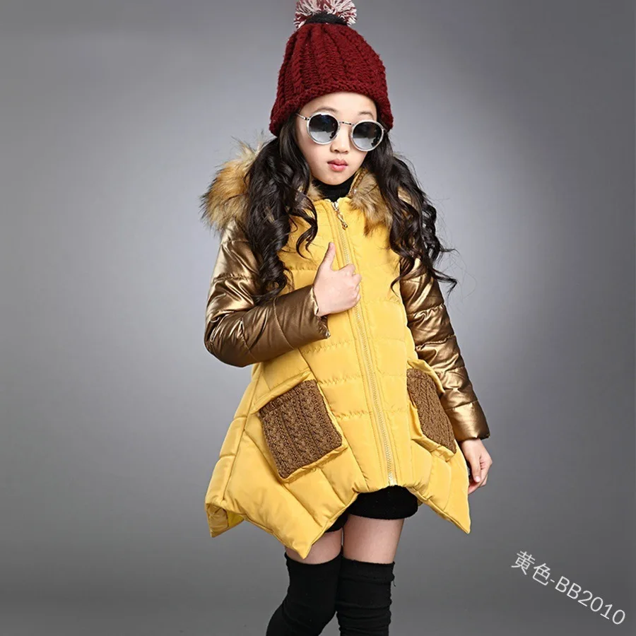 WEPBEL/детские куртки для маленьких девочек пуховые парки, большие размеры, осенне-зимняя хлопковая куртка новая модная повседневная одежда