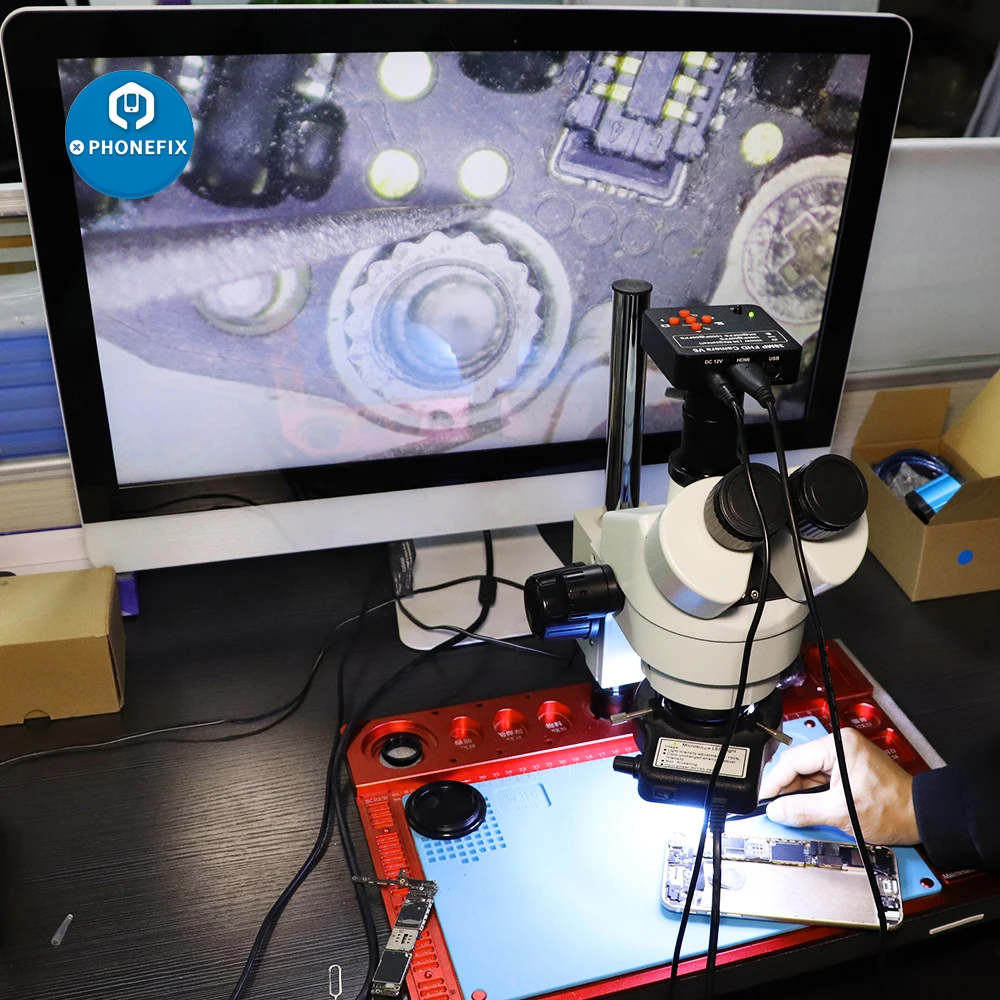 vídeo usb, c-mount, câmera hd, para microscópio