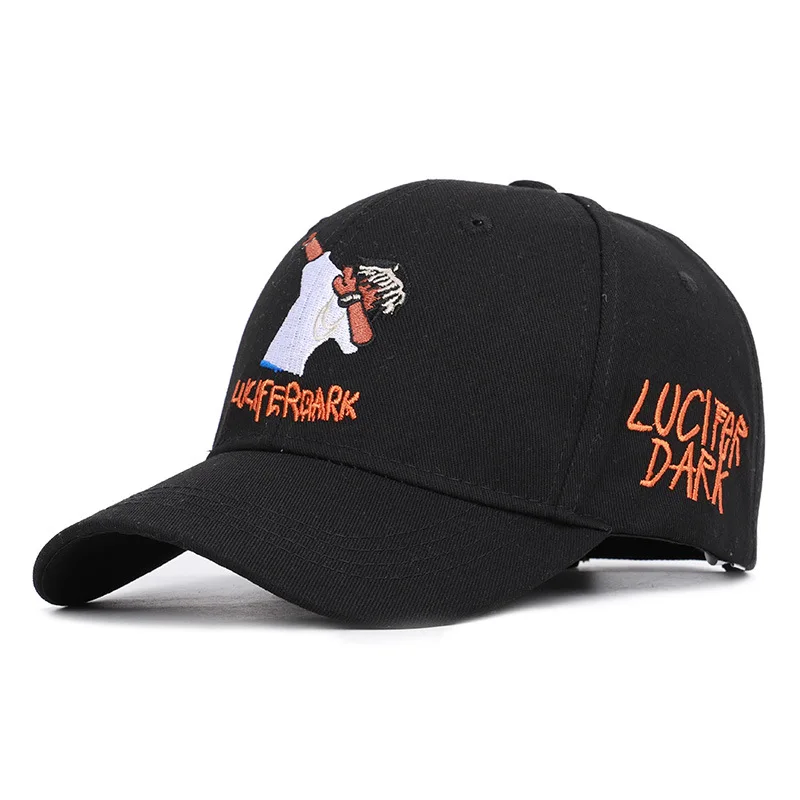 

2019 19 Rap Hot Style Letters Luifer Dark, Embroidery Heads Street Baseball Cap Men's And Women's Spring Summer Sun Hat