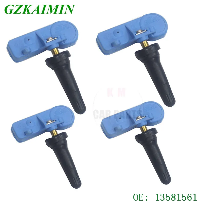 Set Of 4 High Quality TPMS Tire Pressure Sensors TPMS For GMC Buick Cadillac Chevrolet 20922901 13581561 22853740 .