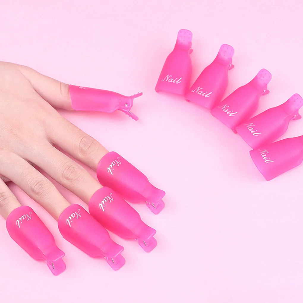 10pcs UV Gel Polish Remover Caps