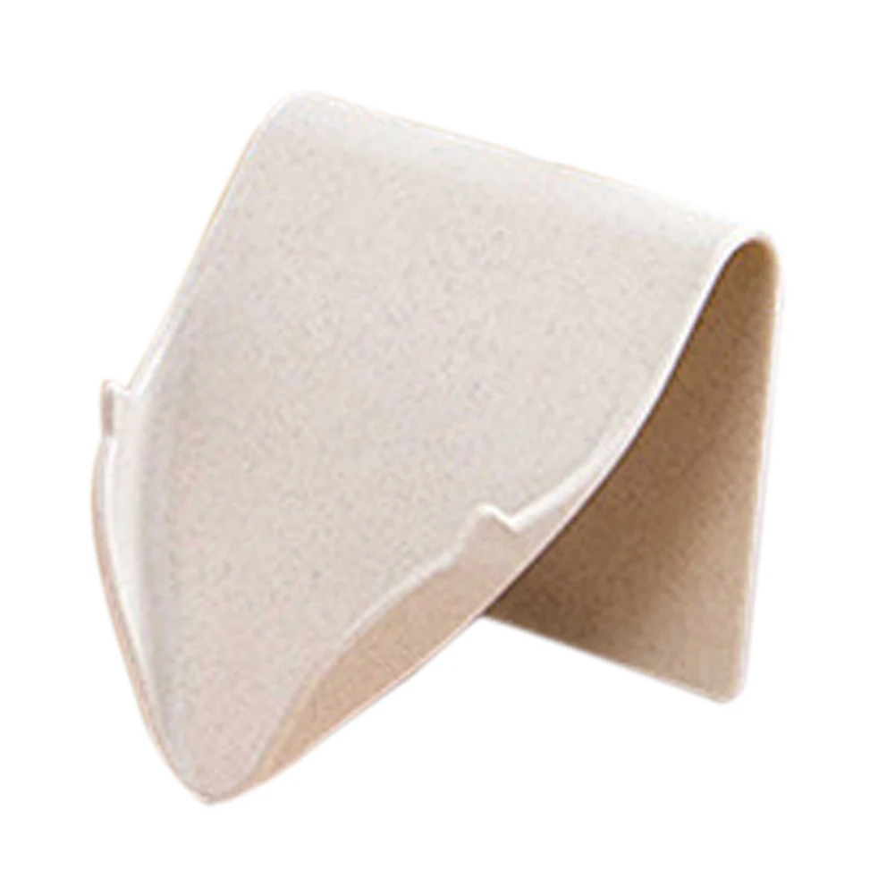 Мыльница со сливом настенный самоклеящаяся мыльница водопад слива для телефона с изображением забавных мультфильмов стеллаж для выставки товаров SEP99 - Цвет: Beige