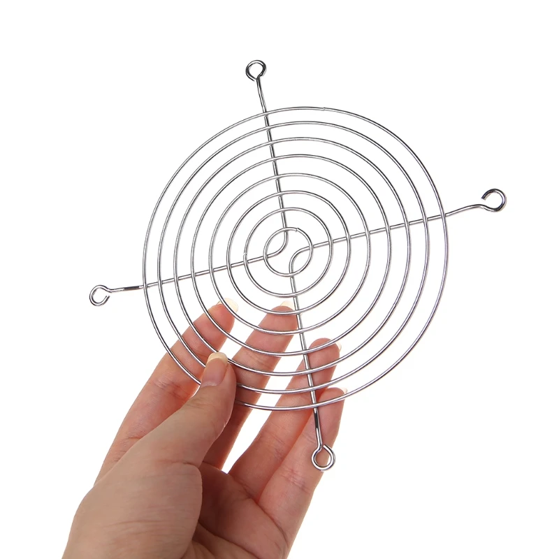 Carlote Fan Protection Net Grille 12cm Dia Iron Mesh Safety For Computer Case Fans Cpu Fan Liquid Cooler