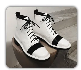 DEAT/ г. Тонкие туфли из прозрачной кожи ПВХ с круглым носком на молнии сзади женские высокие сапоги новая модная осенне-зимняя обувь, 19I-a86