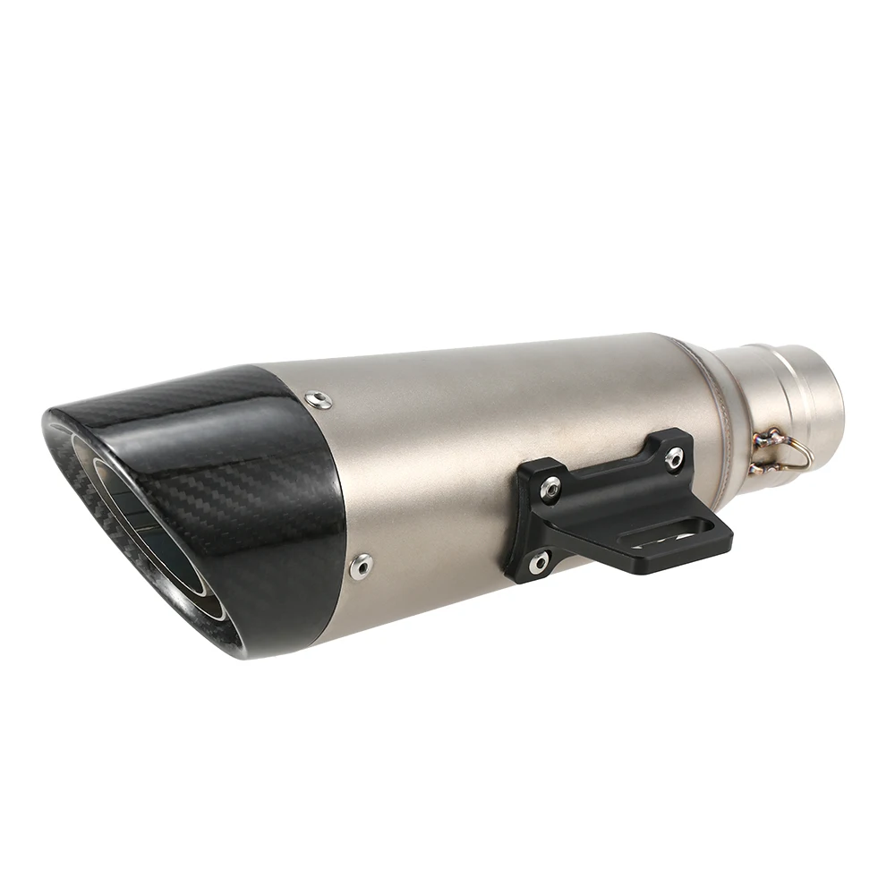 

38-51mm Black Tail Refit Exhaust Muffler With Fit For Motorcycles ATV