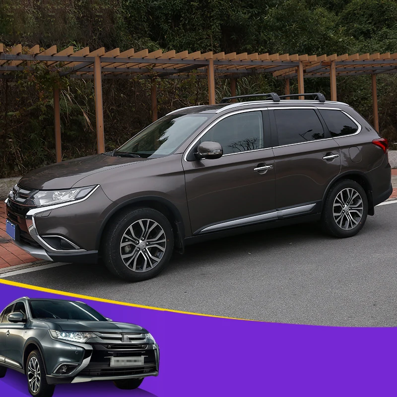 Lsrtw2017 окна автомобиля пост планки для Mitsubishi Outlander 2013 интерьерные аксессуары хром