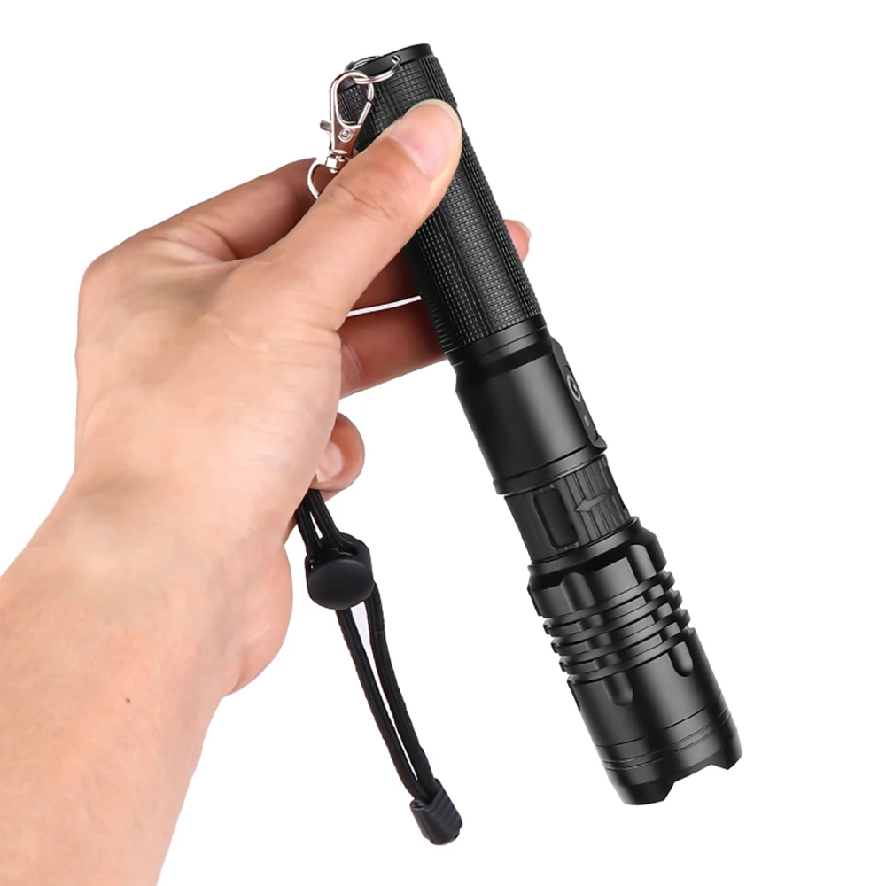 20000lm фонарик XHP факел подлинный USB Перезаряжаемый зум блики свет светодиодный светильник