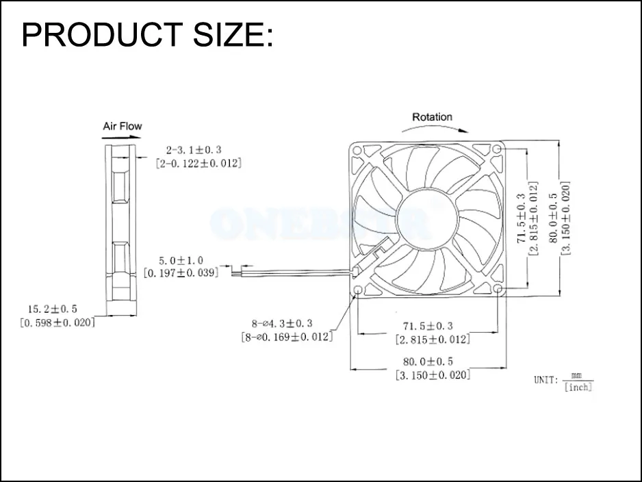 8015 Fan 5V 12V 24V 80X80X15mm Brushless Cooler Fan Computer CPU System Heatsink PC Power Supply USB Cooling Fan Free Shipping 10