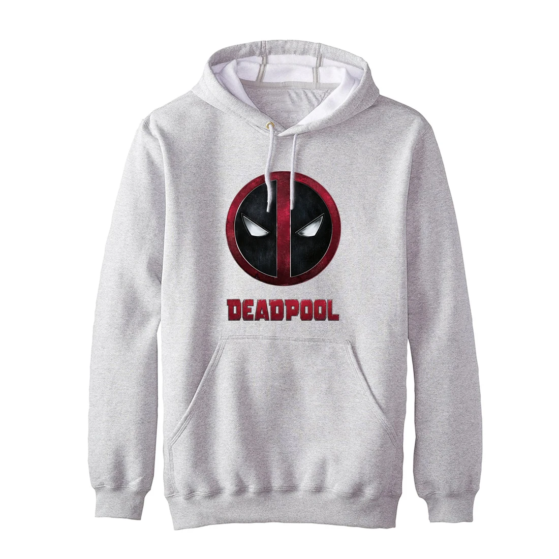 Deadpool Logo Print Hoodies Mens Casual Cotton Hoody 2019 Autumn Winter Streetwear Fleece Warm Sweatshirt Fashion New Tracksuit