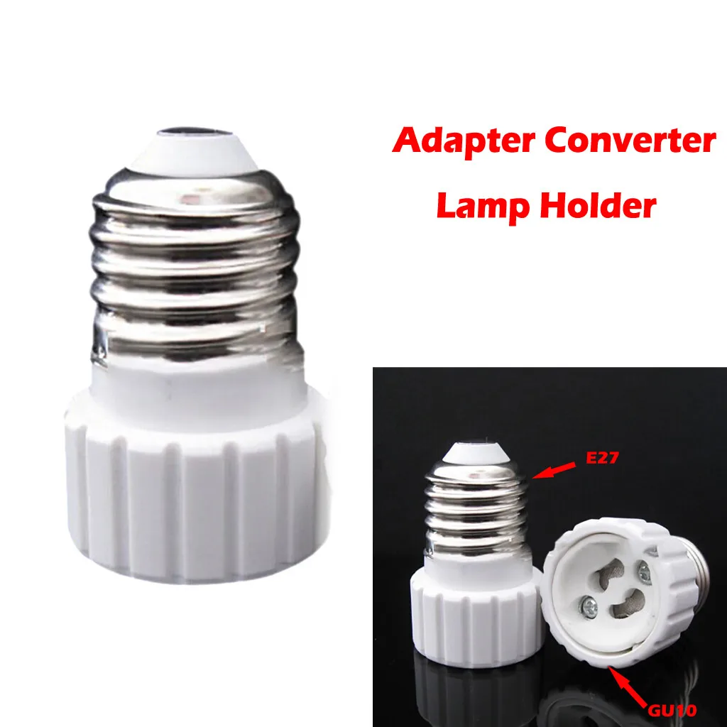 1Pcs E27 to GU10 Fireproof Material lamp Holder Converters Socket Adapter For LED Light Bulbs light Bulb Base Type 2021 @45 | Лампы и