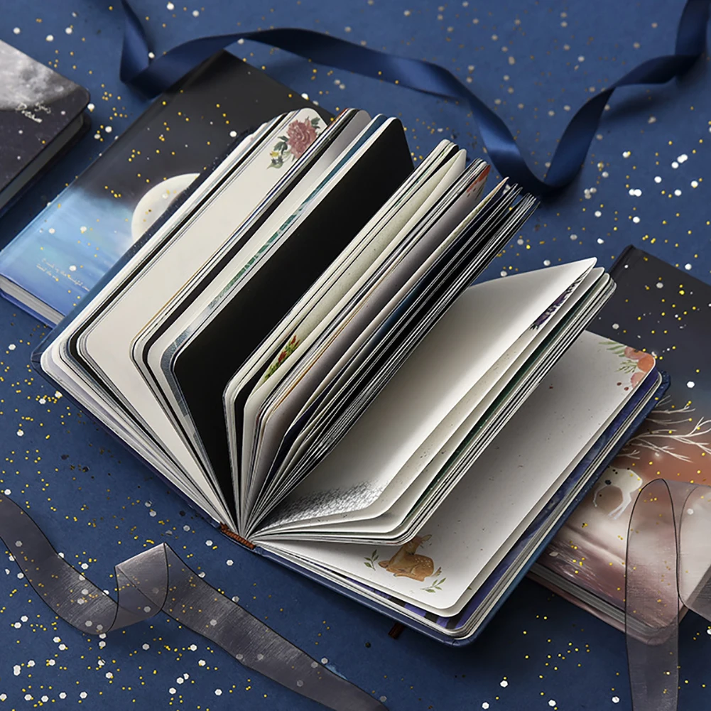 Lake Moon Elk Schedule Notebook Luminous Notepad Diary Book School Office Stationery Lake Moon Elk Schedule Notebook Luminous Notepad Diary Book School Office Stationery