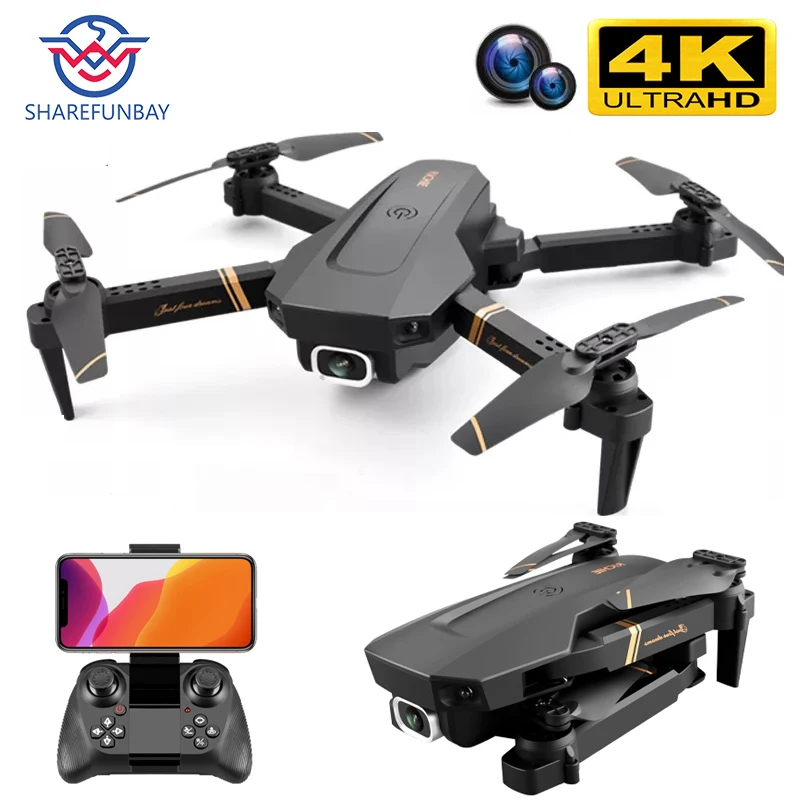 2021 Новый Дрон с дистанционным управлением V4 4k HD широкоугольная камера 1080P WiFi fpv
