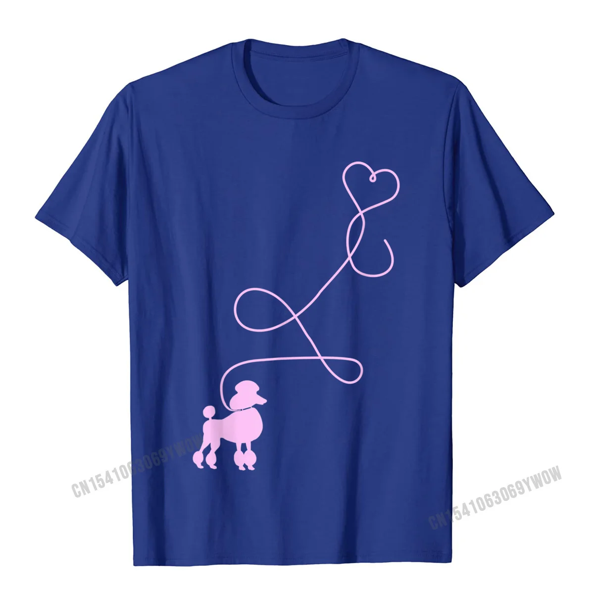 Men Prevalent Custom Tees Crew Neck ostern Day Cotton Fabric Top T-shirts Printed Short Sleeve Normal T Shirt Top Quality 1950s Sock Hop Costume 50s Theme Dog Pink Poodle Heart Top T-Shirt__1006 blue