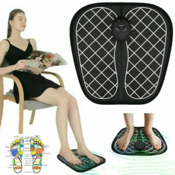 

Foot Massager Mat Electric Feet Massage Blood Muscle Circulation Relief Pain Usb Charging Vibrating Foot Spa Machine Foot Care