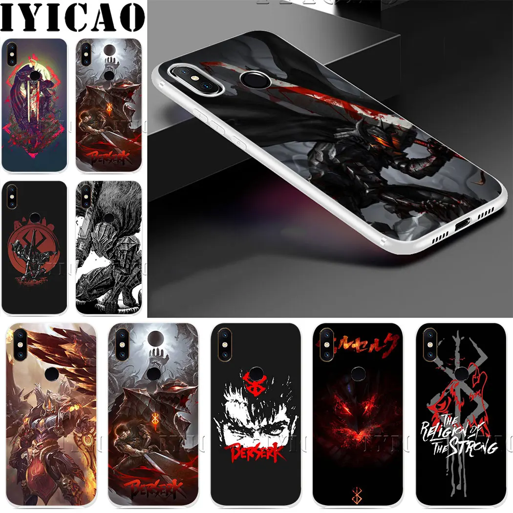Berserk Ainme Жесткий Чехол для Redmi 6A 4A S2 Note 7 3 4 4X6 5 Pro 5A Prime Plus Go | Мобильные телефоны и