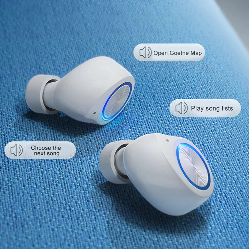 TW60 TWS сенсорное управление Bluetooth 5,0 беспроводные наушники-вкладыши настоящая медь кольцевой динамик спортивный наушник с зарядным устройством