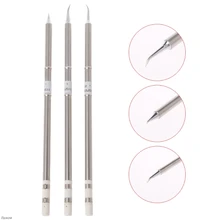 3 шт. T12-J02 T12-JL02 T12-JS02 железные наконечники для Hakko Soldering Station FX-951 952