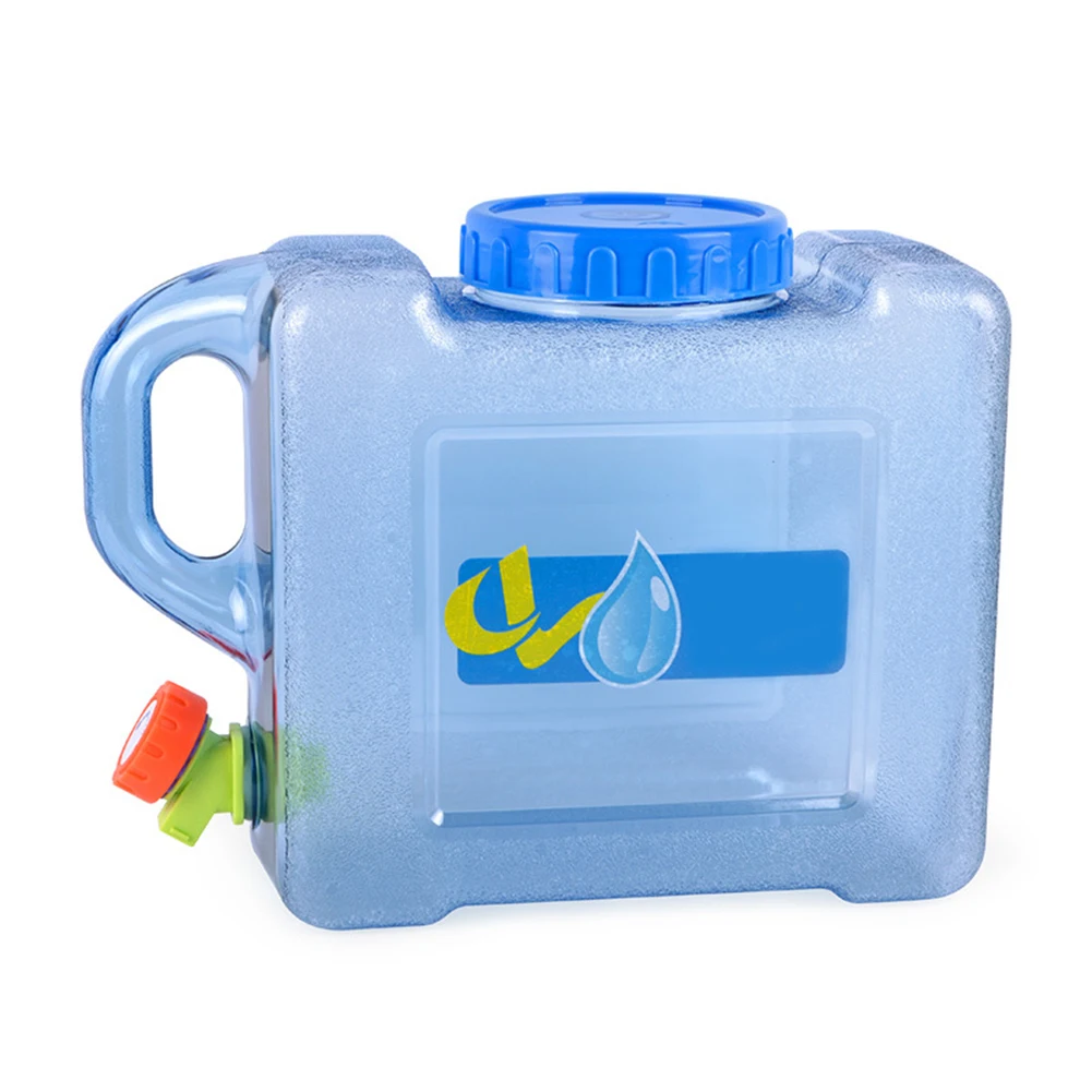 

5L 8LCar Water Storage Bucket Portable Water Container Outdoor Large Capacity Water Bottle with Faucet