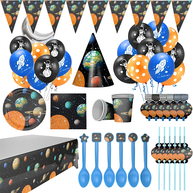

party decoration birthday party supplies space planet theme party decoration event party arrangement children bir