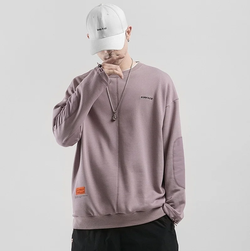 

Yasword Embroidered Men Casual Round Neck Sportswear Men Casual Clothes Men Pullover Men Sweatshirt Men Tops Men Hoodies