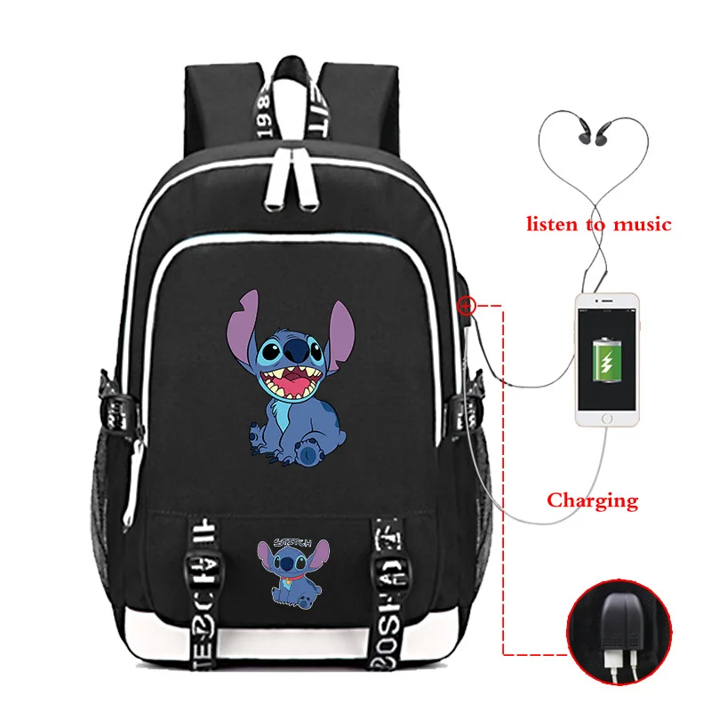 USB Charing Mochila стежка сумки школьный портфель с анимэ Путешествия стежка рюкзаки школьные рюкзаки для подростков девочек Sac Dos рюкзак для ноутбука