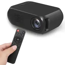 YG320 Домашний Мини ЖК-проектор USB портативный домашний кинотеатр плеер HD 1080P Система домашнего кинотеатра аудио с пультом дистанционного управления 100-240 В