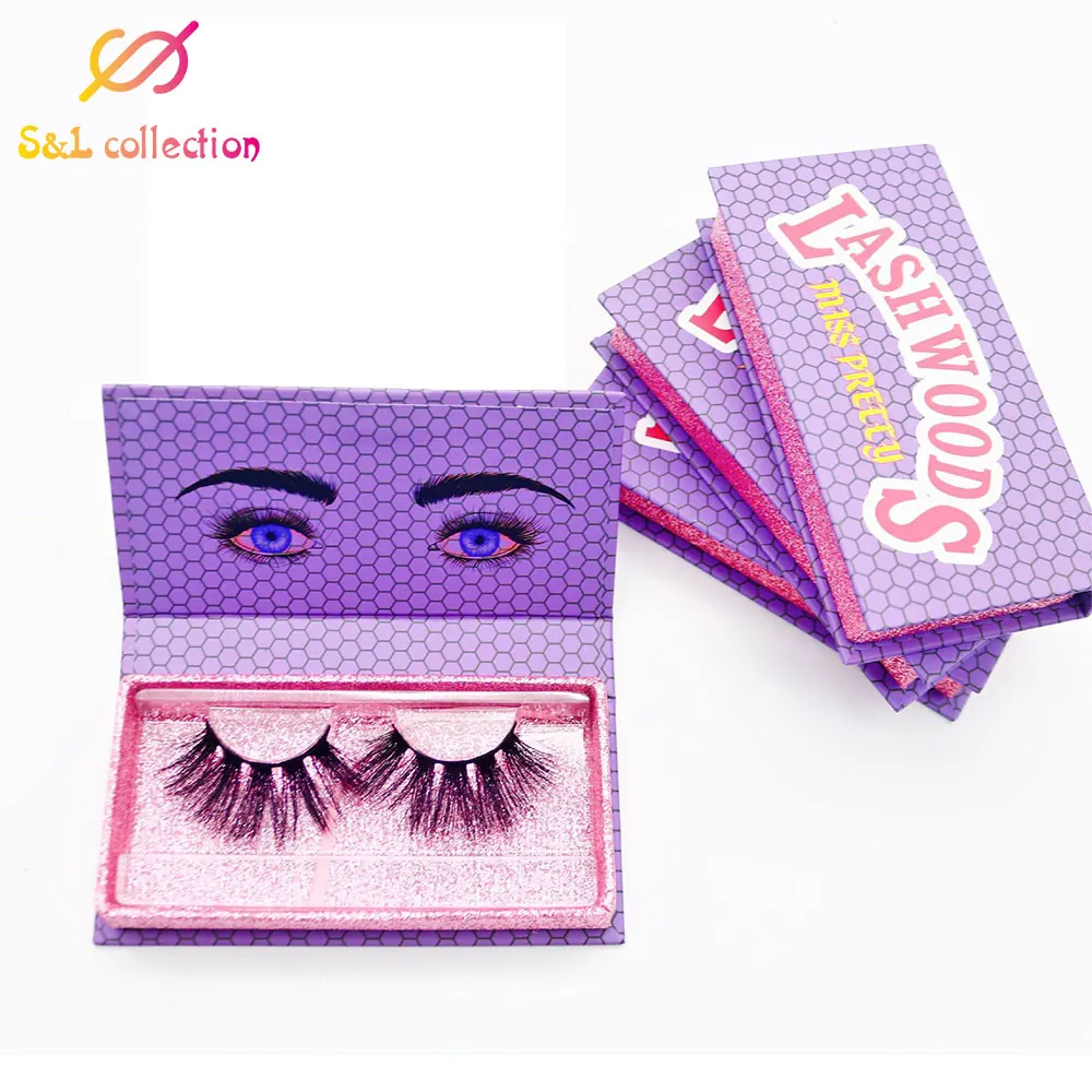 

1 Pair Eyelashes Packaging Box Fake 3d Mink Lashes Boxes Faux Cils Strip Diamond Magnetic Case Eyelash Care Box Without Eyelash