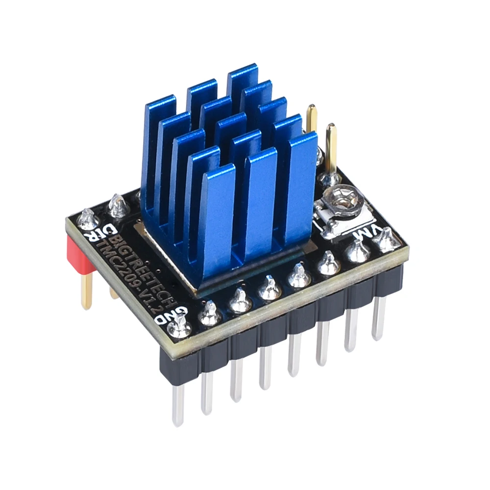 Шаговый двигатель BIGTREETECH TMC2209 UART TMC2208 драйвер Stepsticks бесшумная VS TMC2130 TMC2100 для SKR V1.3