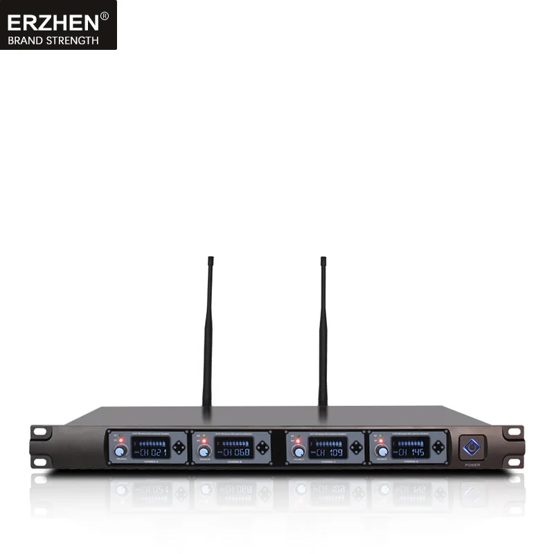 Partable Профессиональная беспроводная гарнитура микрофон система для совещаний UHF4