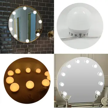 

2020 New Vanity LED Mirror Light Kit For Makeup Mirror With Dimmable Light Bulb