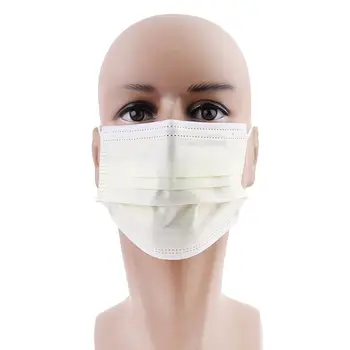 

10Pcs 3 Layers Disposable Mouth Mask Melt-Blown Non-Woven Earloop Mouth-Muffle Anti-Fog PM2.5 Protective Respirator