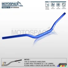 Серый алюминиевый 28 мм 1-1/" Руль для moto rcycle moto MX CR CRF CRM XR YZ YZF WR WRF DR DRX RM rmz EX 85 125 200 250 400 650