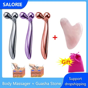 

Natural Jade Guasha Stone Board Gua Sha Scraper Massager for Face Rose Quartz Gua Sha Plate ABS Plastic Body Face Massage Roller