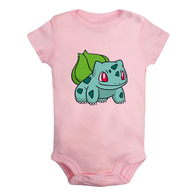 JcBaby580PD Милый дизайн с покемонами, чармандером, бульбазавром, Пикачу, Сквиртл, комплекты для новорожденных мальчиков и девочек, комбинезон с принтом, боди для младенцев, одежда - Цвет: JcBaby580PD