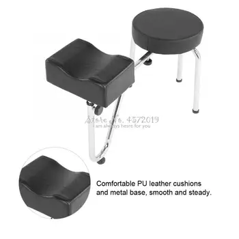 

Adjustable PU Leather Tattoo Leg Arm Rest Pad Pedicure Foot Stool Chair Foot Cushion Tools